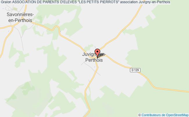 plan association Association De Parents D'eleves "les Petits Pierrots" Juvigny-en-Perthois