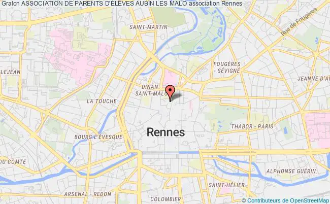 plan association Association De Parents D'ÉlÈves Aubin Les Malo Rennes