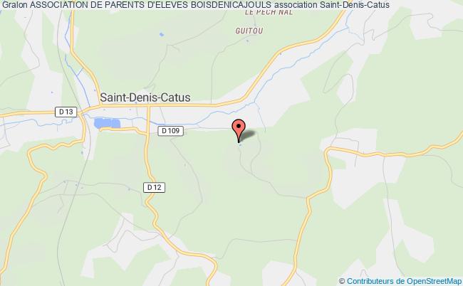 plan association Association De Parents D'eleves Boisdenicajouls Saint-Denis-Catus
