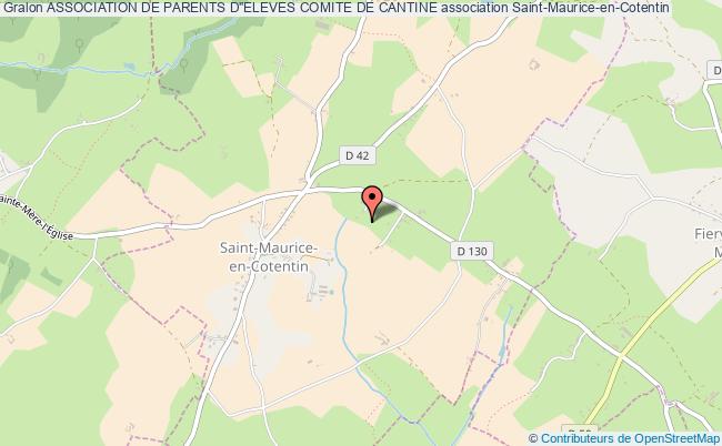 plan association Association De Parents D"eleves Comite De Cantine Saint-Maurice-en-Cotentin