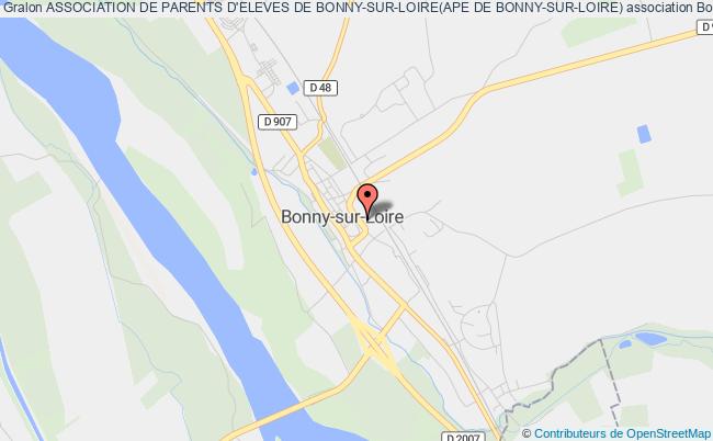 plan association Association De Parents D'eleves De Bonny-sur-loire(ape De Bonny-sur-loire) Bonny-sur-Loire