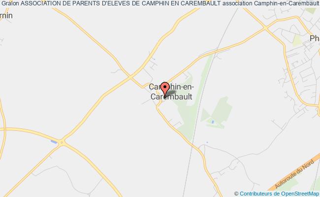 plan association Association De Parents D'eleves De Camphin En Carembault Camphin-en-Carembault