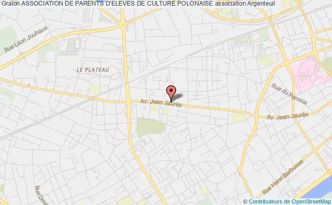 plan association Association De Parents D'eleves De Culture Polonaise Argenteuil