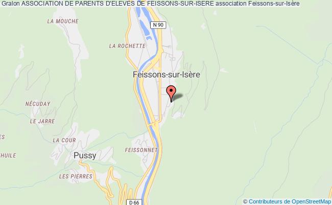plan association Association De Parents D'eleves De Feissons-sur-isere Feissons-sur-Isère