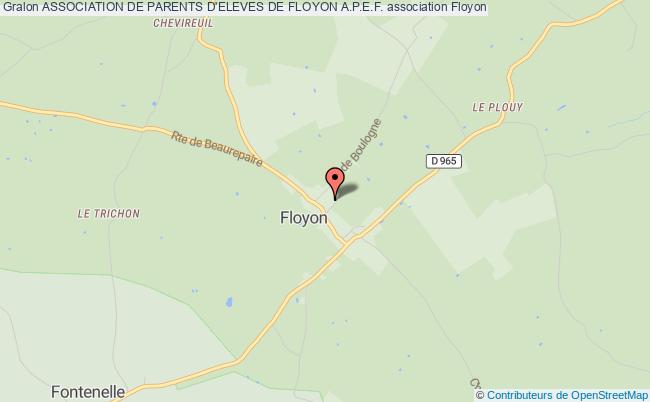 plan association Association De Parents D'eleves De Floyon A.p.e.f. Floyon