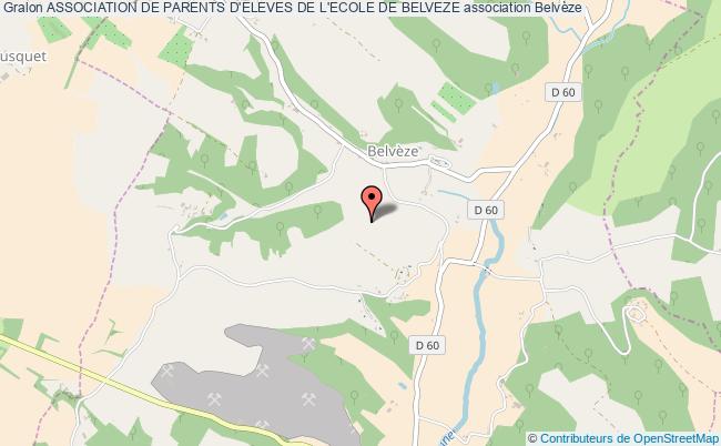 plan association Association De Parents D'eleves De L'ecole De Belveze Belvèze