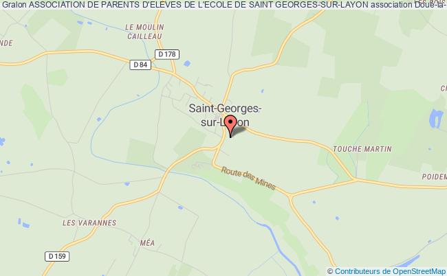 plan association Association De Parents D'eleves De L'ecole De Saint Georges-sur-layon Doué-en-Anjou
