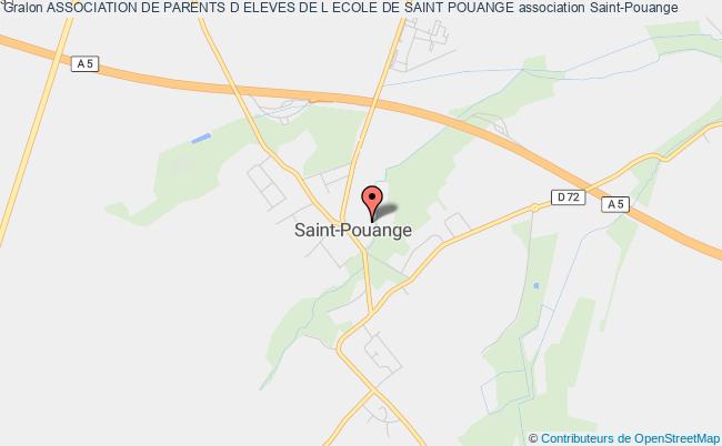 plan association Association De Parents D Eleves De L Ecole De Saint Pouange Saint-Pouange