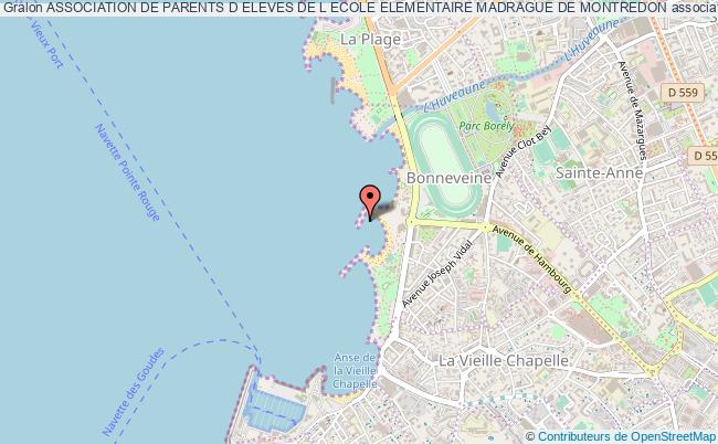 plan association Association De Parents D Eleves De L Ecole Elementaire Madrague De Montredon Marseille 8e