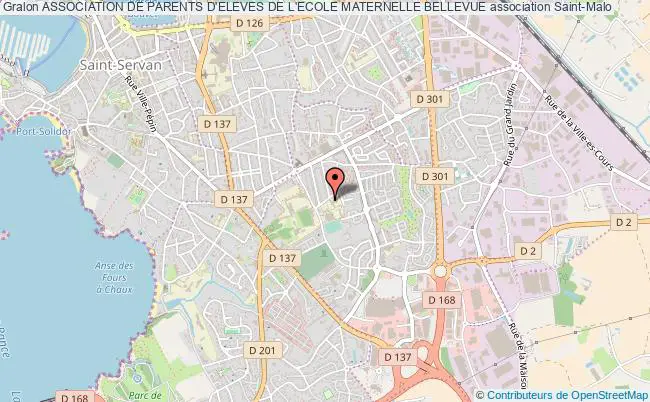 plan association Association De Parents D'eleves De L'ecole Maternelle Bellevue Saint-Malo