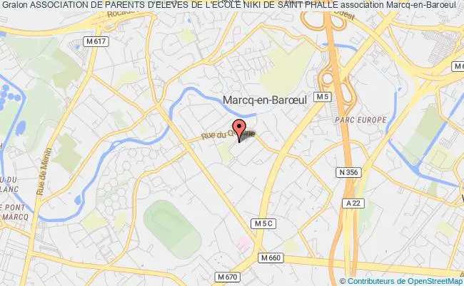 plan association Association De Parents D'eleves De L'ecole Niki De Saint Phalle Marcq-en-Baroeul
