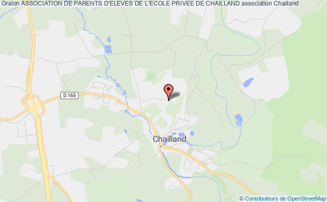 plan association Association De Parents D'eleves De L'ecole Privee De Chailland Chailland