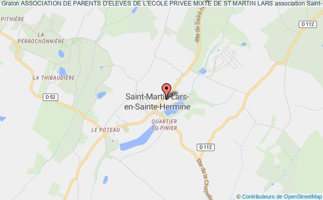 plan association Association De Parents D'eleves De L'ecole Privee Mixte De St Martin Lars Saint-Martin-Lars-en-Sainte-Hermine