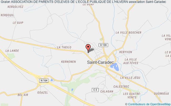 plan association Association De Parents D'eleves De L'ecole Publique De L'hilvern Saint-Caradec