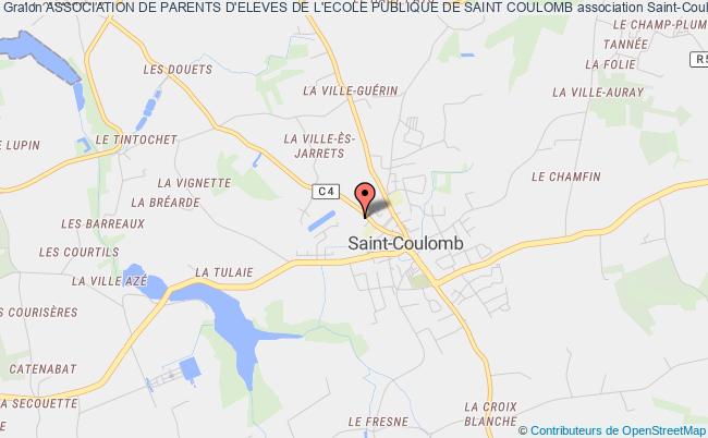 plan association Association De Parents D'eleves De L'ecole Publique De Saint Coulomb Saint-Coulomb