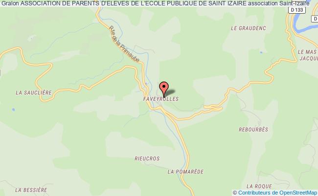 plan association Association De Parents D'eleves De L'ecole Publique De Saint Izaire Saint-Izaire