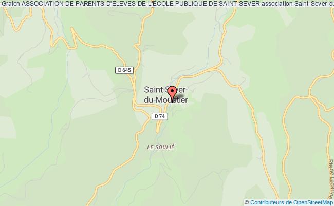 plan association Association De Parents D'eleves De L'ecole Publique De Saint Sever Saint-Sever-du-Moustier