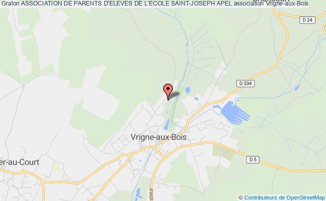 plan association Association De Parents D'eleves De L'ecole Saint-joseph Apel Vrigne-aux-Bois