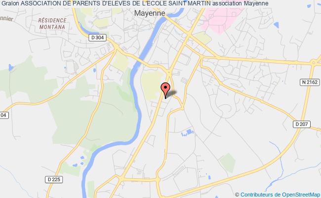 plan association Association De Parents D'eleves De L'ecole Saint Martin Mayenne