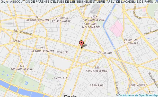 ASSOCIATION DE PARENTS D'ELEVES DE L'ENSEIGNEMENT LIBRE (APEL) DE L'ACADEMIE DE PARIS - APEL DE PARIS