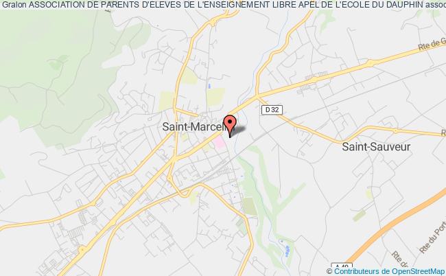 plan association Association De Parents D'eleves De L'enseignement Libre Apel De L'ecole Du Dauphin Saint-Marcellin