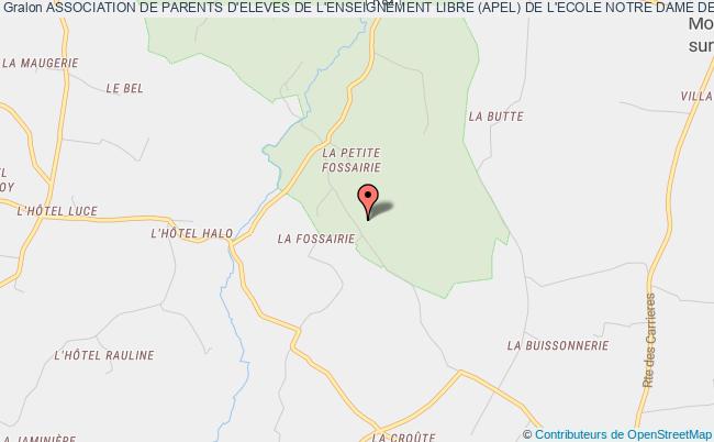 plan association Association De Parents D'eleves De L'enseignement Libre (apel) De L'ecole Notre Dame De Marigny Marigny-Le-Lozon