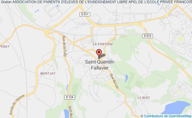 plan association Association De Parents D'eleves De L'enseignement Libre Apel De L'ecole Privee Francoise Dolto Saint-Quentin-Fallavier