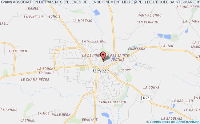 ASSOCIATION DE PARENTS D'ELEVES DE L'ENSEIGNEMENT LIBRE (APEL) DE L'ECOLE SAINTE-MARIE