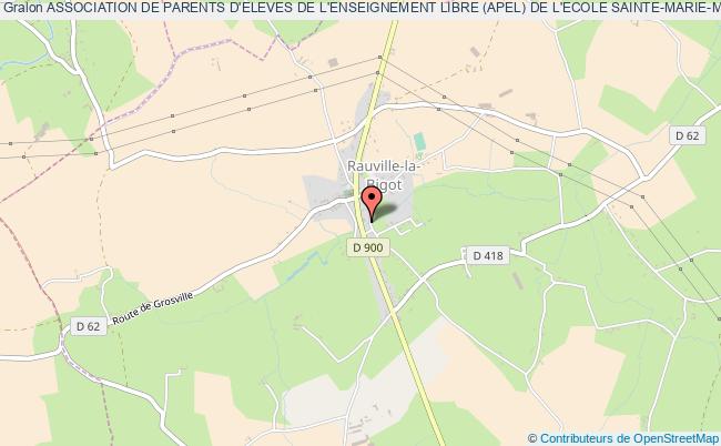 ASSOCIATION DE PARENTS D'ELEVES DE L'ENSEIGNEMENT LIBRE (APEL) DE L'ECOLE SAINTE-MARIE-MADELEINE DE RAUVILLE-LA-BIGOT