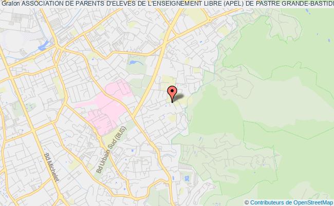plan association Association De Parents D'eleves De L'enseignement Libre (apel) De Pastre Grande-bastide Marseille 9