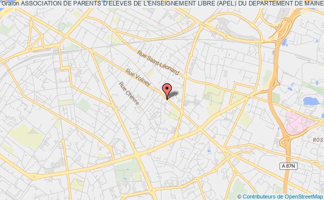 ASSOCIATION DE PARENTS D'ELEVES DE L'ENSEIGNEMENT LIBRE (APEL) DU DEPARTEMENT DE MAINE ET LOIRE