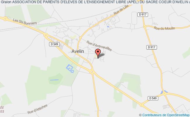 ASSOCIATION DE PARENTS D'ELEVES DE L'ENSEIGNEMENT LIBRE (APEL) DU SACRE COEUR D'AVELIN