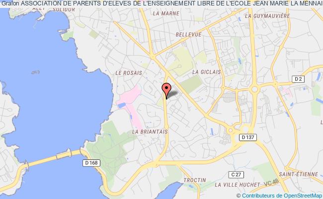 plan association Association De Parents D'eleves De L'enseignement Libre De L'ecole Jean Marie La Mennais (apel) Saint-Malo