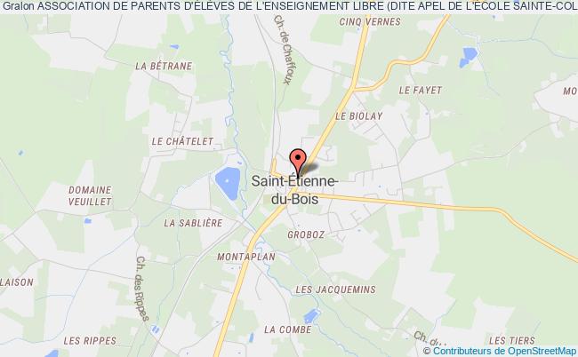 plan association Association De Parents D'eleves De L'enseignement Libre De L'ecole Privee Mixte Saint-Étienne-du-Bois
