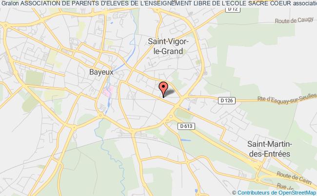 plan association Association De Parents D'eleves De L'enseignement Libre De L'ecole Sacre Coeur Bayeux