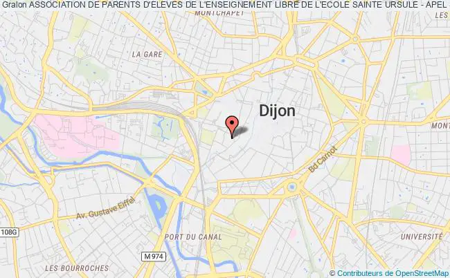 plan association Association De Parents D'eleves De L'enseignement Libre De L'ecole Sainte Ursule - Apel Sainte Ursule Dijon Dijon