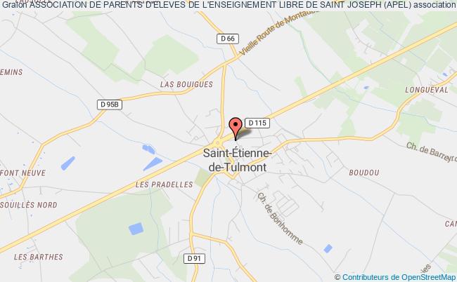 plan association Association De Parents D'eleves De L'enseignement Libre De Saint Joseph (apel) Saint-Etienne-de-Tulmont