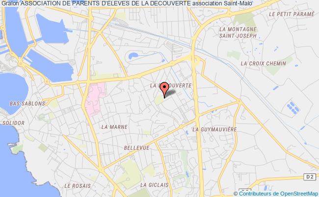 plan association Association De Parents D'eleves De La Decouverte Saint-Malo