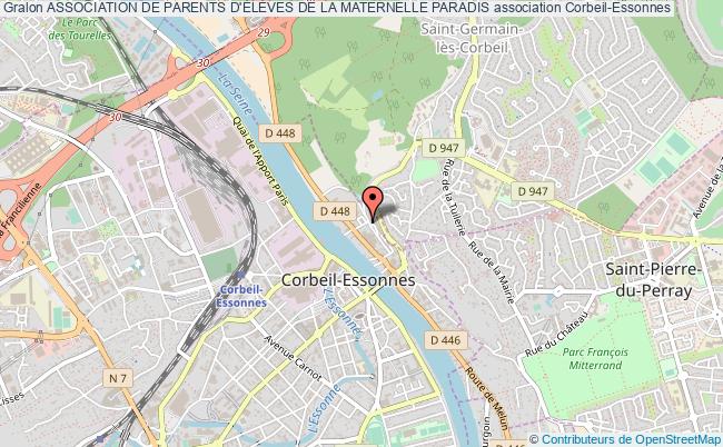 plan association Association De Parents D'ÉlÈves De La Maternelle Paradis Corbeil-Essonnes