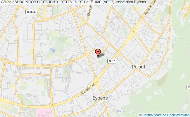 plan association Association De Parents D'eleves De La Plume (apep) Eybens
