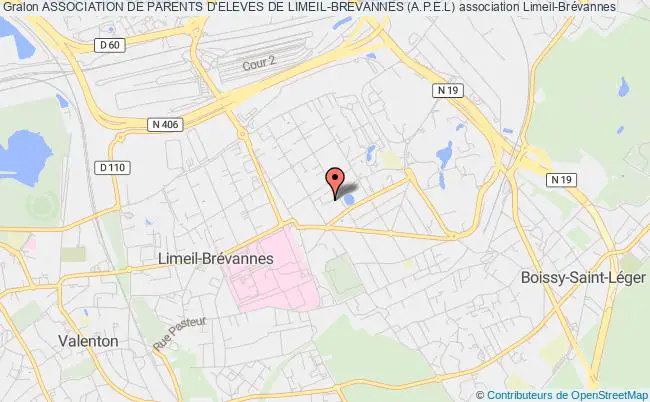 plan association Association De Parents D'eleves De Limeil-brevannes (a.p.e.l) Limeil-Brévannes