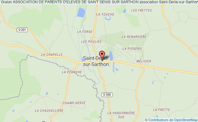 plan association Association De Parents D'eleves De Saint Denis Sur Sarthon Saint-Denis-sur-Sarthon