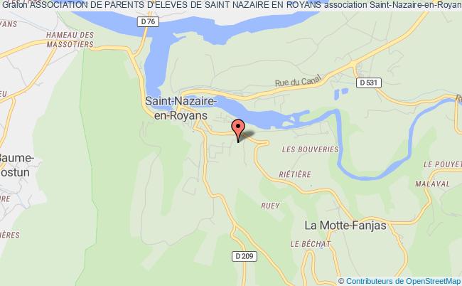 plan association Association De Parents D'eleves De Saint Nazaire En Royans Saint-Nazaire-en-Royans