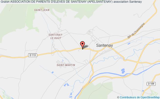 plan association Association De Parents D'eleves De Santenay (apelsantenay) Santenay