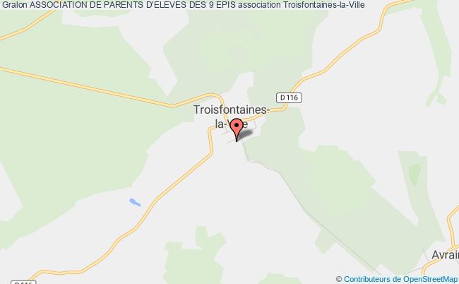 plan association Association De Parents D'eleves Des 9 Epis Troisfontaines-la-Ville
