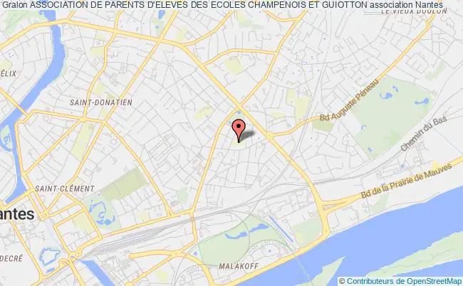 plan association Association De Parents D'eleves Des Ecoles Champenois Et Guiotton Nantes