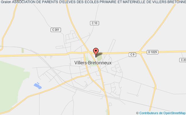 plan association Association De Parents D'eleves Des Ecoles Primaire Et Maternelle De Villers Bretonneux Villers-Bretonneux