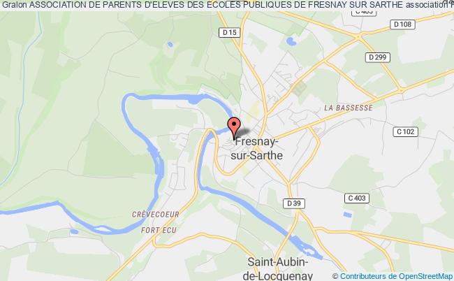 plan association Association De Parents D'eleves Des Ecoles Publiques De Fresnay Sur Sarthe Fresnay-sur-Sarthe