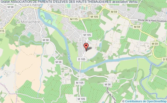 plan association Association De Parents D'eleves Des Hauts Thebaudieres Vertou