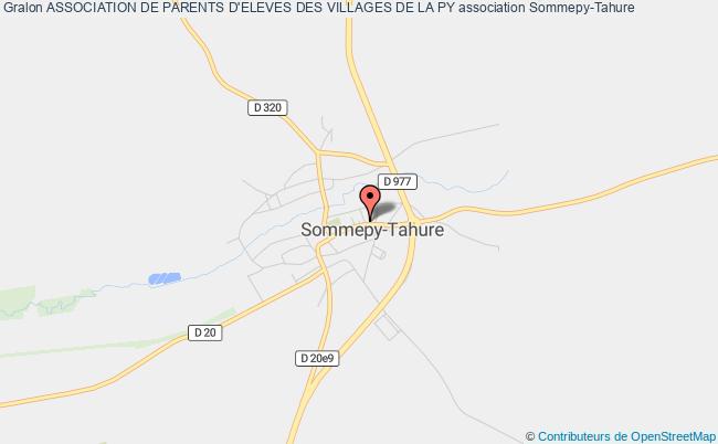 plan association Association De Parents D'eleves Des Villages De La Py Sommepy-Tahure